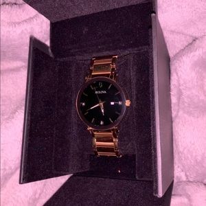 Men’s Bulova Gold And Diamond Watch